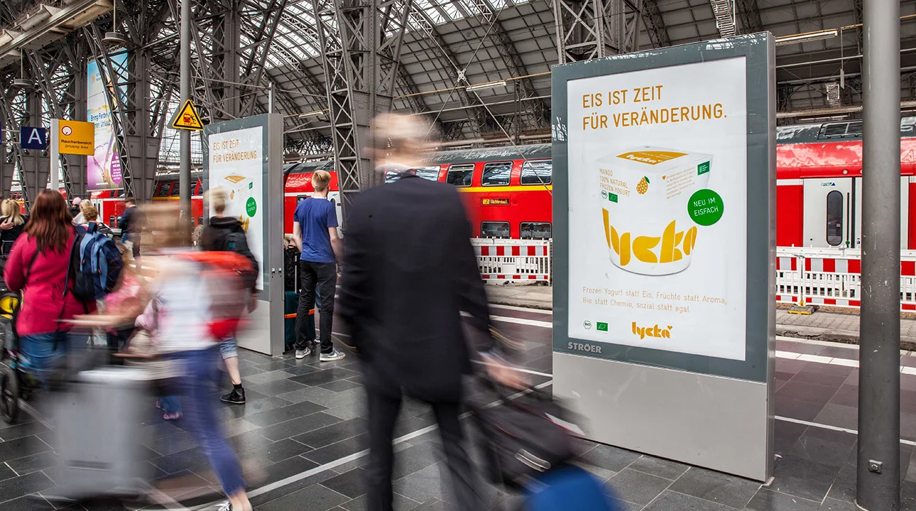 City-Light-Poster · Hauptbahnhof